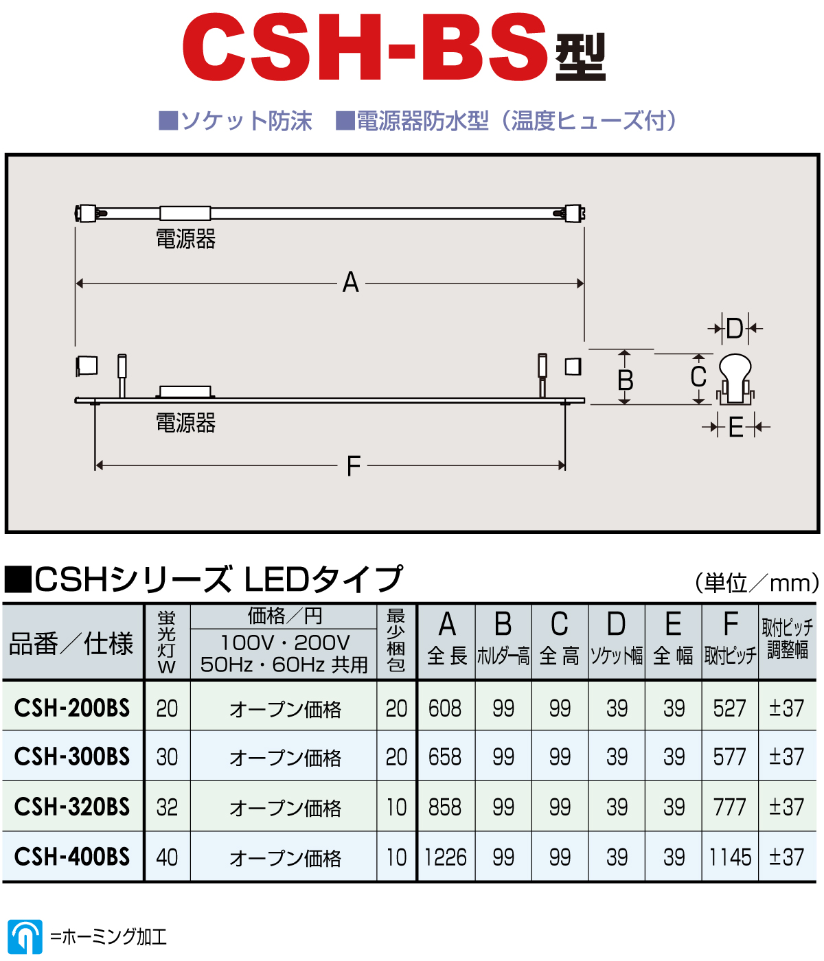 ランプ外形寸法