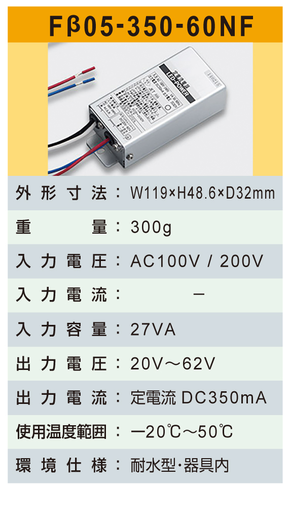 外照看板専用FL型LEDスポットライト