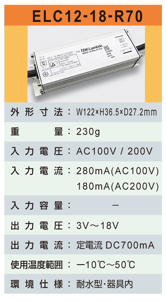 外照看板専用FL型LEDスポットライト