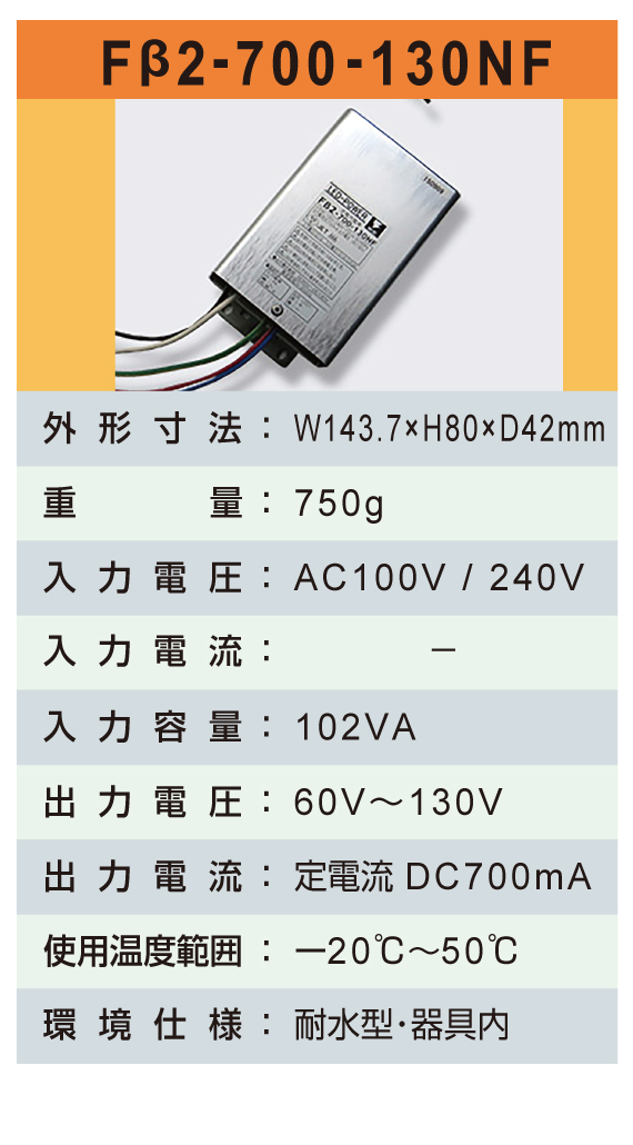 外照看板専用FL型LEDスポットライト